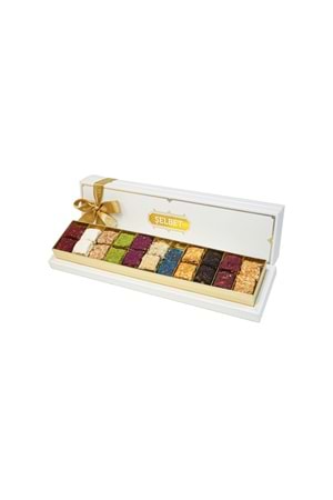22'li Karışık Şelbet Baklava Lokum Kutu